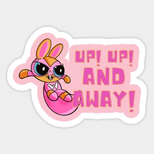 Up! Up! And Away! Sticker